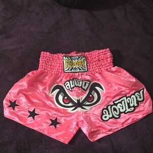 Fluory Pink Athletic Shorts